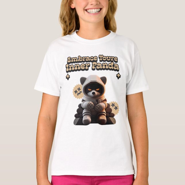 Embrace Youre Inner Panda T Shirt (Framsida)