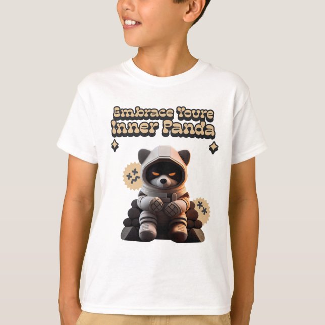 Embrace Youre Inner Panda T Shirt (Framsida)