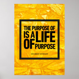 Embracing Purpose: Unveiling Life's means Poster