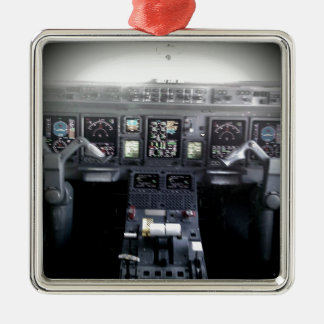 Embraer 145 flygdäck julgransprydnad metall