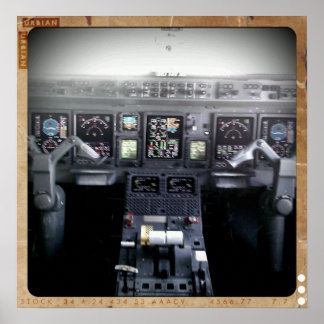 Embraer 145-flygdäck poster