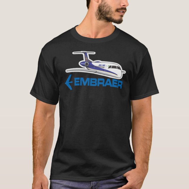 Embraer ERJ 145 Regional Jet Classic T-Shirt (Framsida)