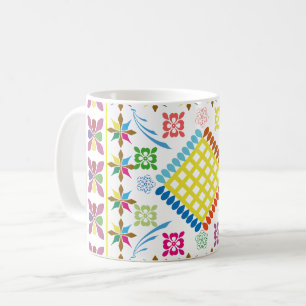 Embroderad essens kaffemugg