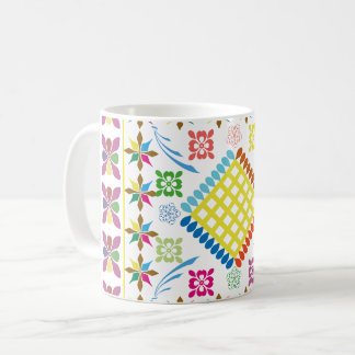 Embroderad essens kaffemugg