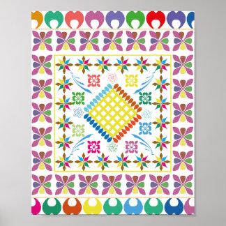 Embroderad essens poster