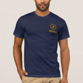 Embroderade Bitcoin T Shirt