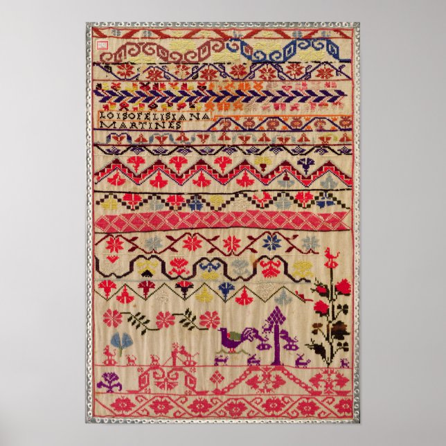 Embroderiprov Poster (Framsidan)