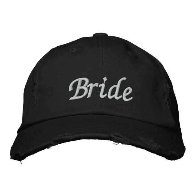 Embroider Gifts Bride Hat | Sockel Broderad Keps (Framsida)