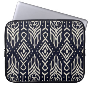 Embroiderade Ikat Fabric: Ethnic Elegance Laptop Fodral