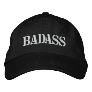 EMBROIDERED BADASS CAP BRODERAD KEPS