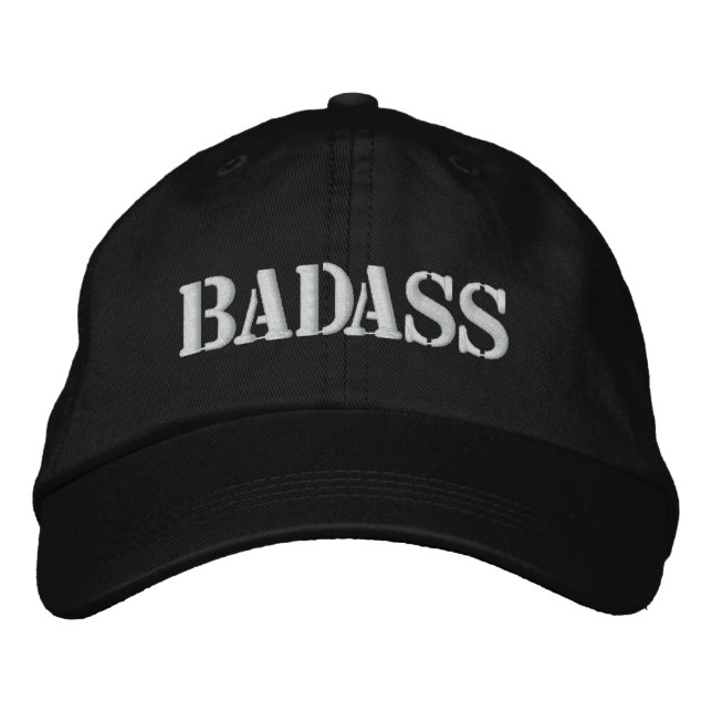 EMBROIDERED BADASS CAP BRODERAD KEPS (Framsida)