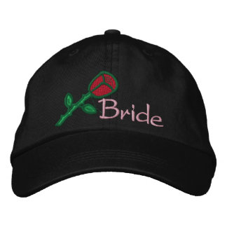EMBROIDERED BRIDE BRÖLLOP CAP BRODERAD KEPS