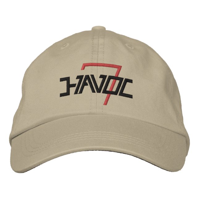 Embroidered HavocSeven Hat for Veteran Awareness Broderad Keps (Framsida)
