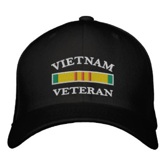 Embroidered HVietnam Veteran hat Broderad Keps