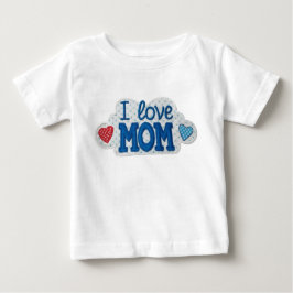 Embroidered Love for Mom T Shirt