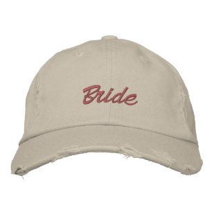 Embroidery Bride Baseball Cap Broderad Keps