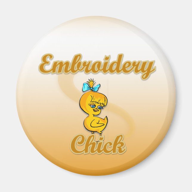 Embroidery Chick Magnet (Framsidan)