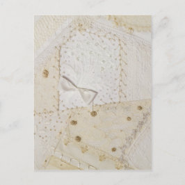 Embroidery Crazy Quilt Panel No.6 vycard Vykort