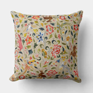 Embroidery Cushions Animal Silke Kudde