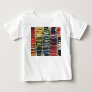 Embroidery Floss Rainbow T-shirt