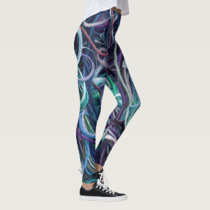 Embroidery Floss Struktur ・ Crafts Leggings