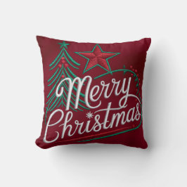 Embroidery God jul Design Kudde