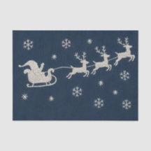 Embroidery jul Natten Himmel Santa Sleigh