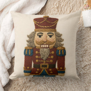 Embroidery jul Nutcracker Kudde