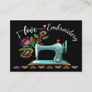 Embroidery - Mode - Seamstress Visitkort