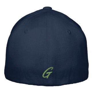 Embroidery Monogram Brev G Broderad Keps