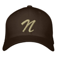 Embroidery Monogram Brev N Initial