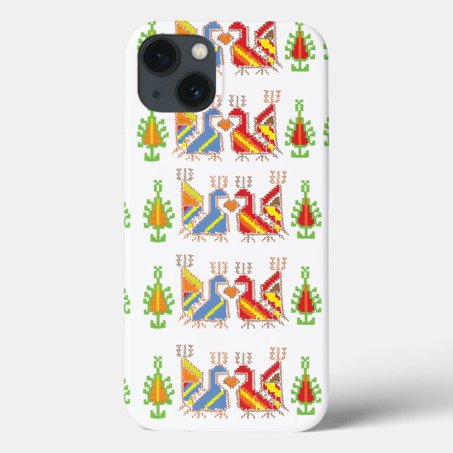 Embroidery Mönster iPhone 6/6s, Tuff Xtreme (Baksida)