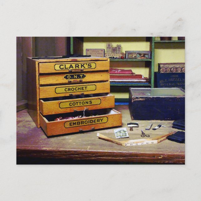 Embroidery-tråd för försäljning vykort (Framsida)