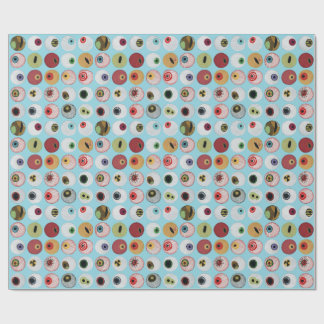 Embroied Rainbow Eyebollar Presentpapper