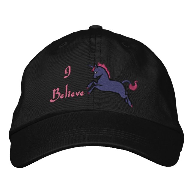 Embroired Unicorn Hat Broderad Keps (Framsida)