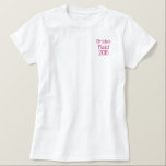 Embroized Bridesmaid Dated Bröllop Polo Broderad Pikétröja<br><div class="desc"></div>
