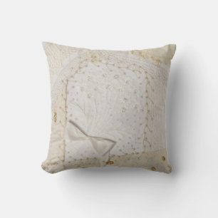 Embroized Crazy Quilt Designad Pillow Kudde
