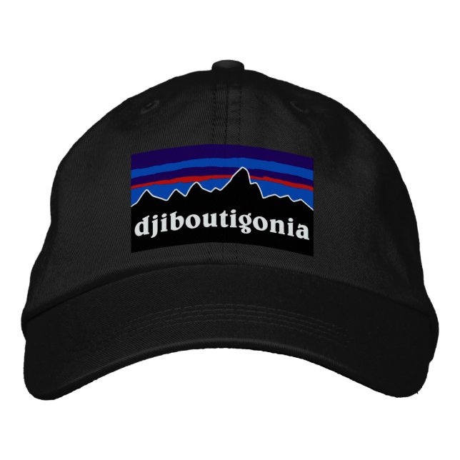 Embroized Djiboutigonia Hat Broderad Keps (Framsida)