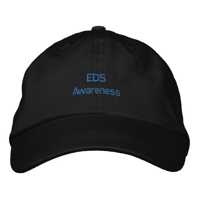 Embroized EDS Awareness Boll Cap Broderad Keps (Framsida)