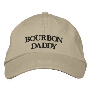 Embroized Hat - BOURBON DADDY Broderad Keps