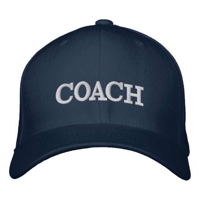 Embroized Hat COACH Broderad Keps (Framsida)