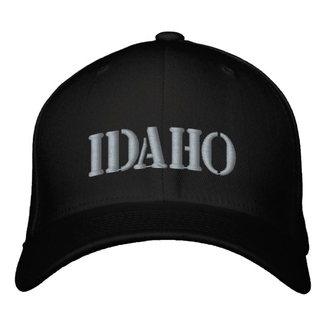 Embroized Hat IDAHO Broderad Keps (Framsida)