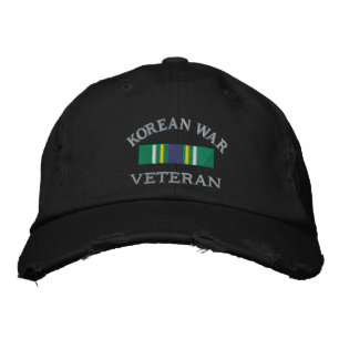 Embroized Hat Koreanska Krig Veteran Broderad Keps