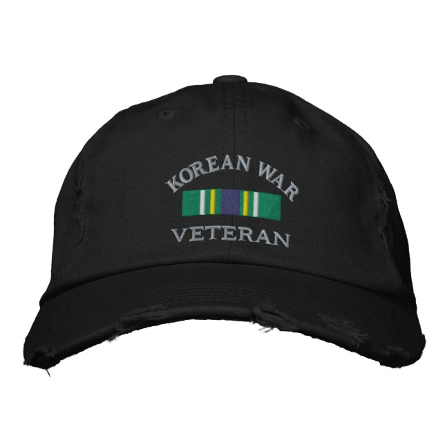 Embroized Hat Koreanska Krig Veteran Broderad Keps (Framsida)