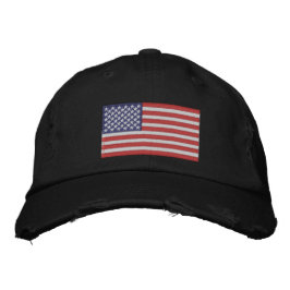Embroized Hat USA Broderad Keps