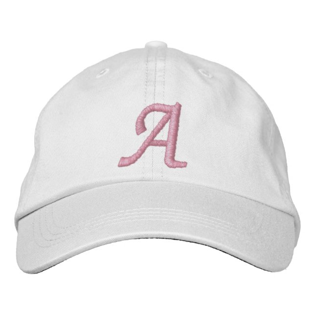 Embroized Monogram Hat Broderad Keps (Framsida)