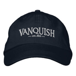 Embroized Vanquish est.2012 Hat Broderad Keps