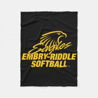 Embry-riddle Aeronautical Eagles Softll Sports Fan Fleecefilt