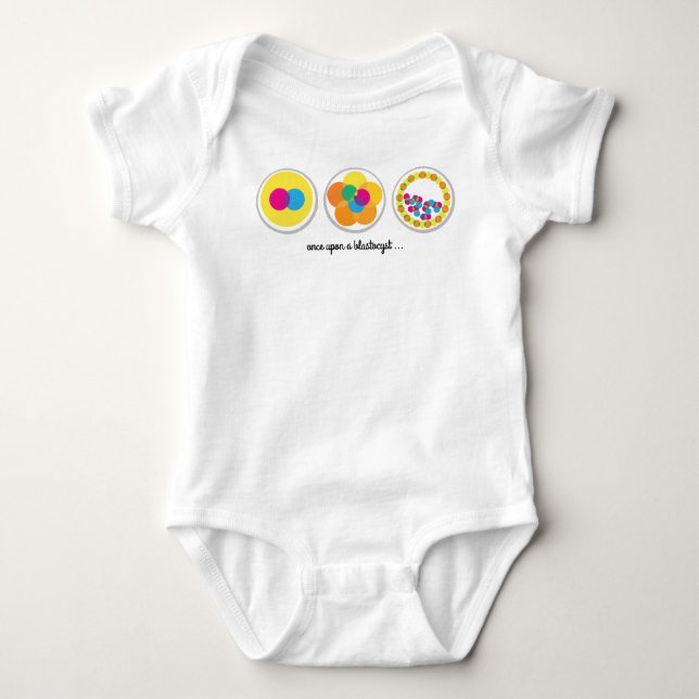 Embryo Blastocyst IVF Baby T-Shirt (Framsida)