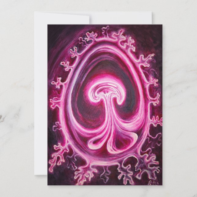 Embryo med placenta inbjudningar (Framsida)